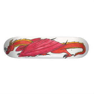 Red Dragon Skateboard Deck