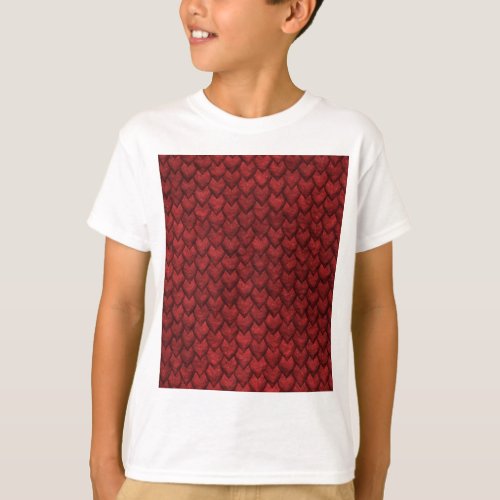 Red Dragon Skin T_Shirt