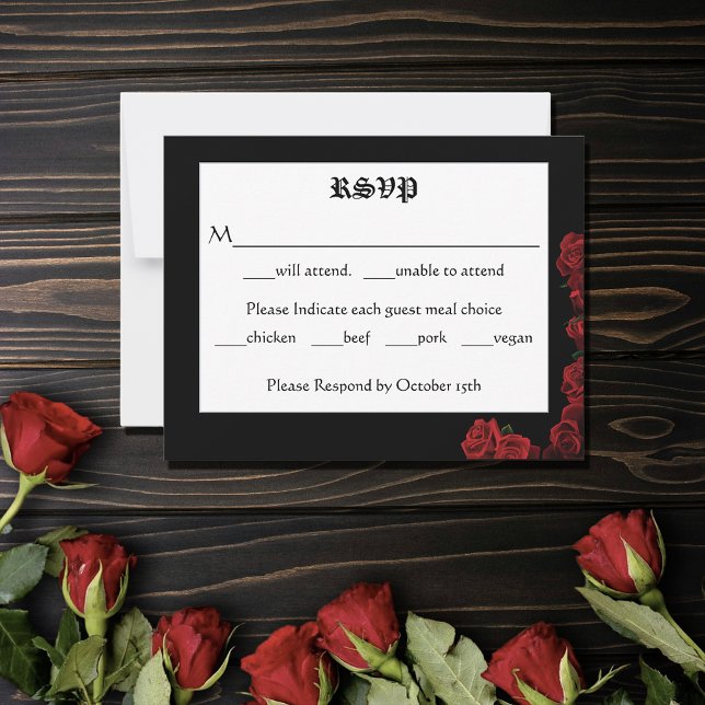 Red Dragon Sword Roses Note Card (Creator Uploaded)