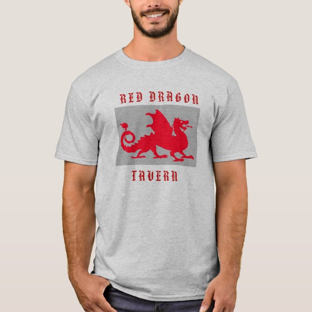 red dragon tavern T-Shirt (Front)