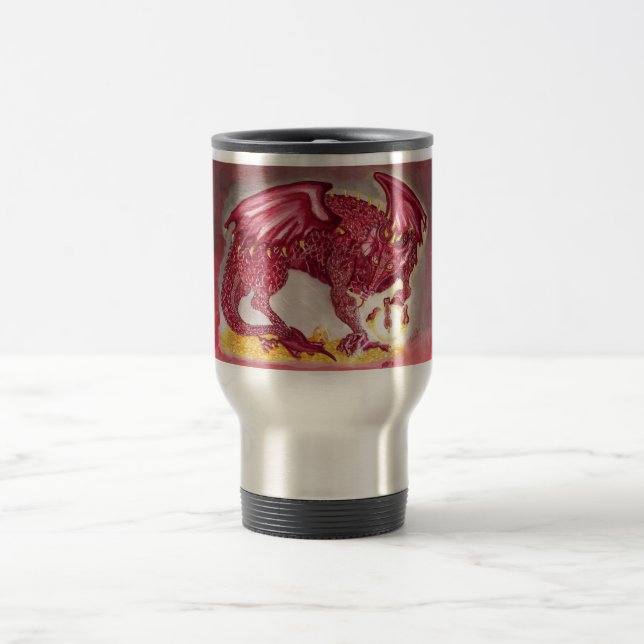 Red Dragon Travel Mug (Center)