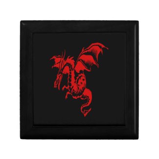 Red Dragon Trinket Boxes
