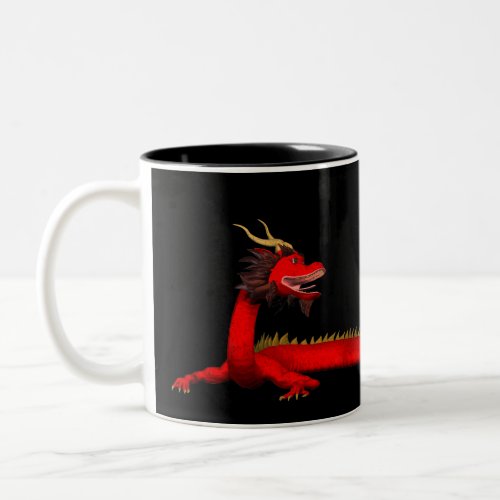 Red Dragon Two_Tone Coffee Mug