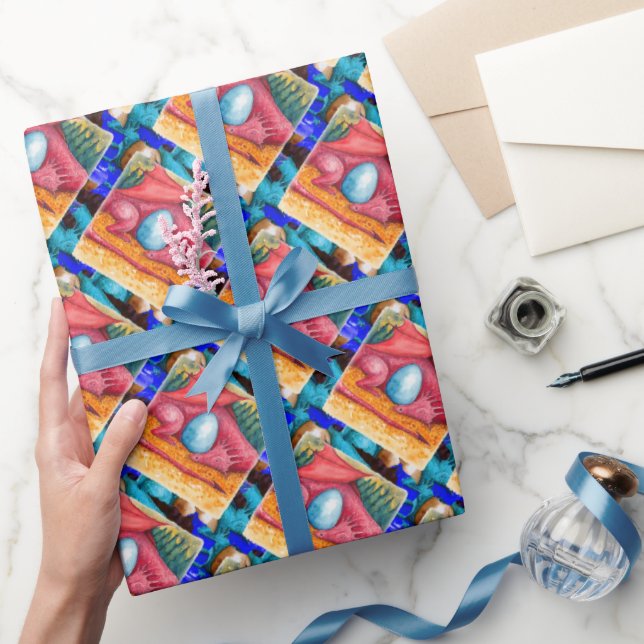 Red Dragon Wrapping Paper (Gifting)