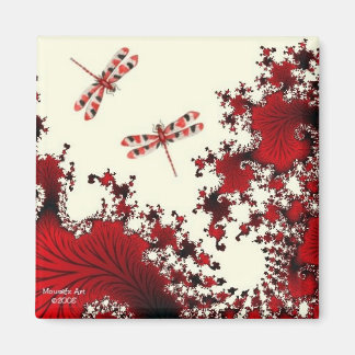 Red Dragonfly Magnet
