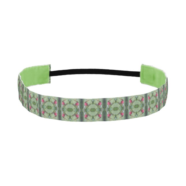 Red Dragonfly On Dogwood Fruit  Athletic Headband (Front)