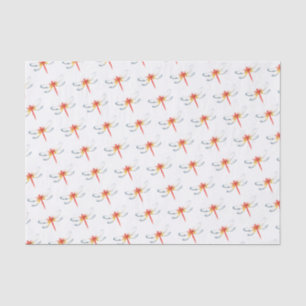 Red Dragonfly Tissue Paper