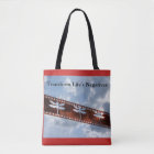Red Dragonfly Tote Transform Negatives