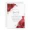 Red Dress & Roses Gold Glitter sweet 16