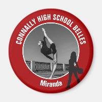 Red Drill Team Photo High School Dancer