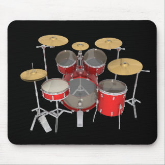 Red Drum Kit: Mousepad