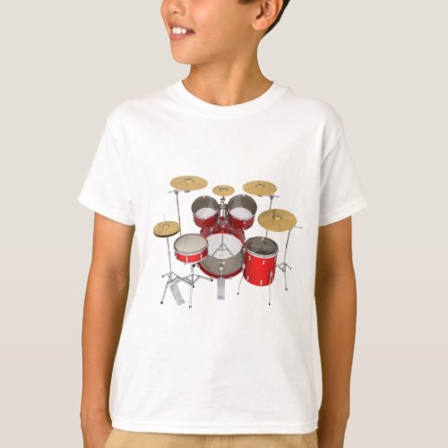 Red Drum Kit T_Shirt
