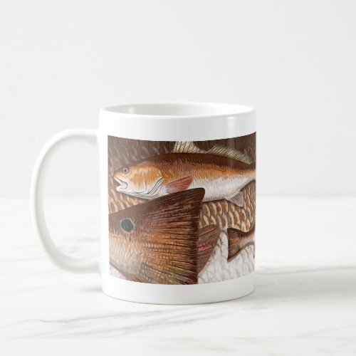 Red Drum Redfish Graphic Coffee Mug