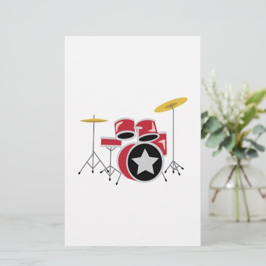 Red Drum Set (Standing Front)