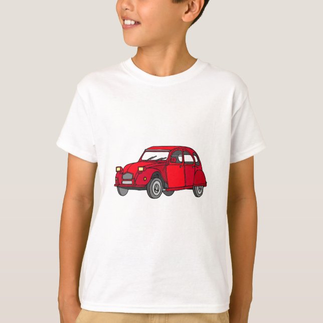 Red duck (2CV) T-Shirt (Front)