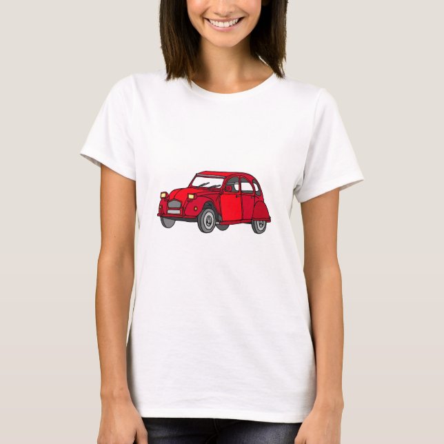 Red duck (2CV) T-Shirt (Front)