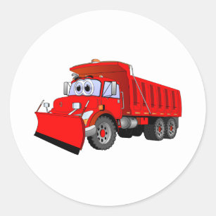 Snow Plow Truck Stickers - 14 Results | Zazzle