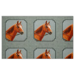 Red Dun Chestnut Sorrel Western Quarter Horse Fabric