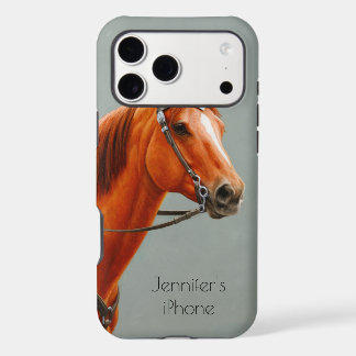Red Dun Chestnut Sorrel Western Quarter Horse iPhone 17 Pro Max Case