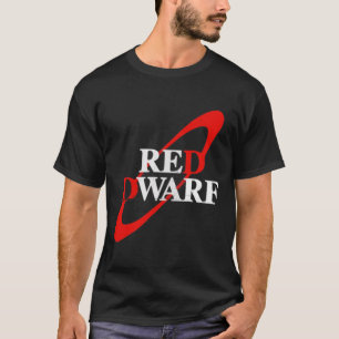 Red Dwarf Distressed Logo Pocket Position Essenti T-Shirt