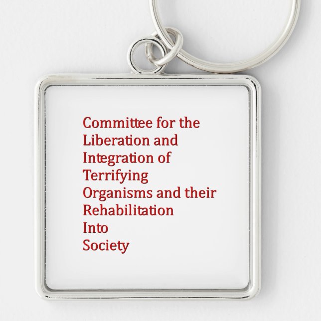 Red Dwarf Keychain (Front)