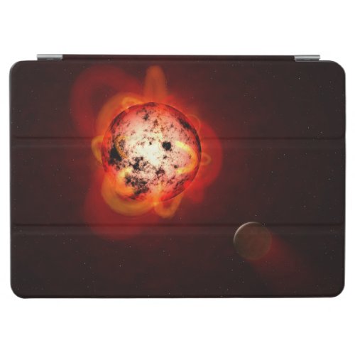 Red Dwarf Star Orbited By A Hypothetical Exoplanet iPad Air Cover