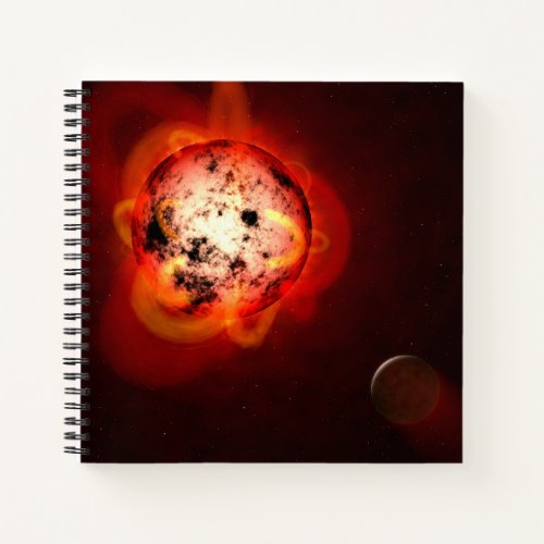 Red Dwarf Star Orbited By A Hypothetical Exoplanet Notebook