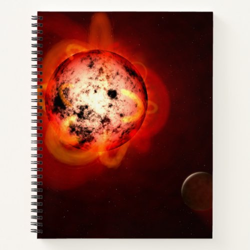 Red Dwarf Star Orbited By A Hypothetical Exoplanet Notebook