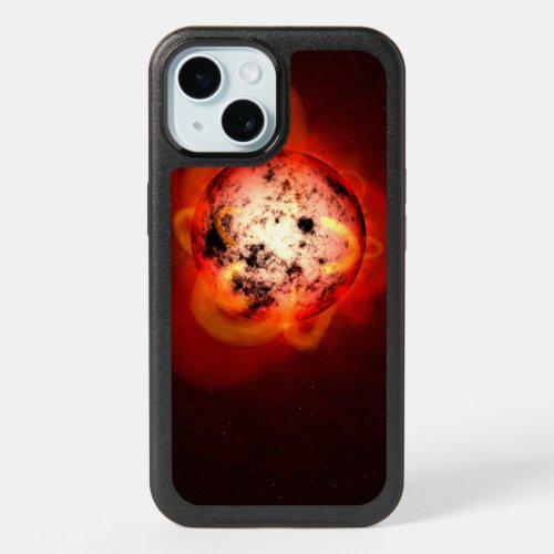 Red Dwarf Star Orbited By A Hypothetical Exoplanet iPhone 15 Case