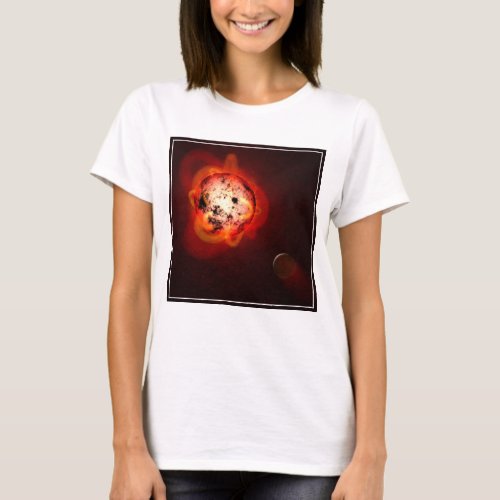 Red Dwarf Star Orbited By A Hypothetical Exoplanet T_Shirt
