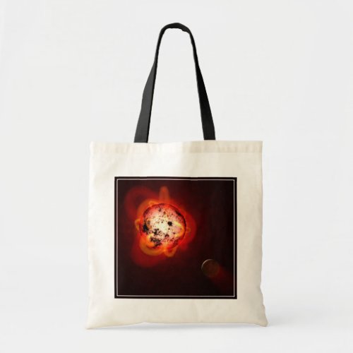 Red Dwarf Star Orbited By A Hypothetical Exoplanet Tote Bag