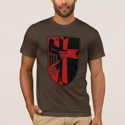 Red Eagle Iron Cross T_Shirt