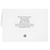 Red-Eared Slider Turtle Cards (Back Horizontal)