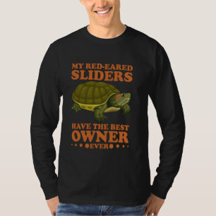 Red Eared Turtle Red Eared Tortoise Red Eared Slid T-Shirt
