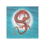Red Eastern Dragon - Mythical Fantasy Creature Gallery Wrap