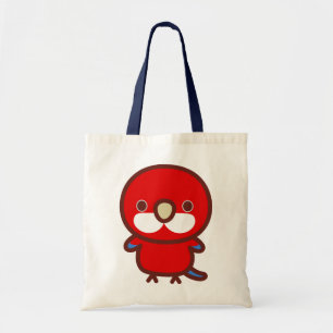 Red Eastern rosella Tote Bag