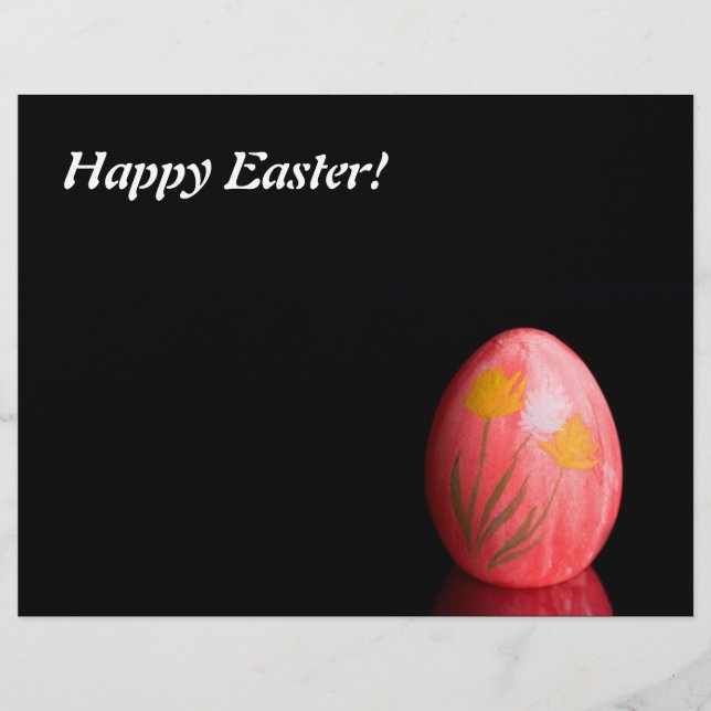 Red Easter's egg Flyer (Front)