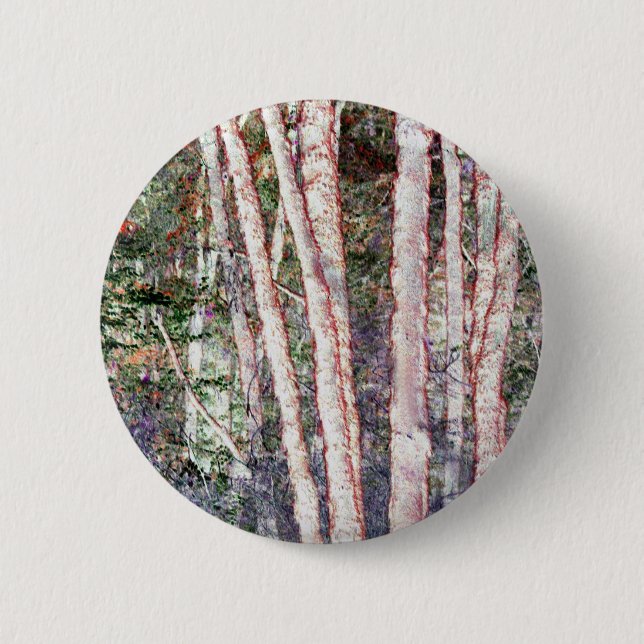 Red-Edged Trees Button (Front)