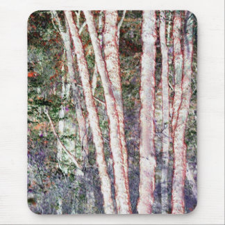 Red-Edged Trees Mouse Pad