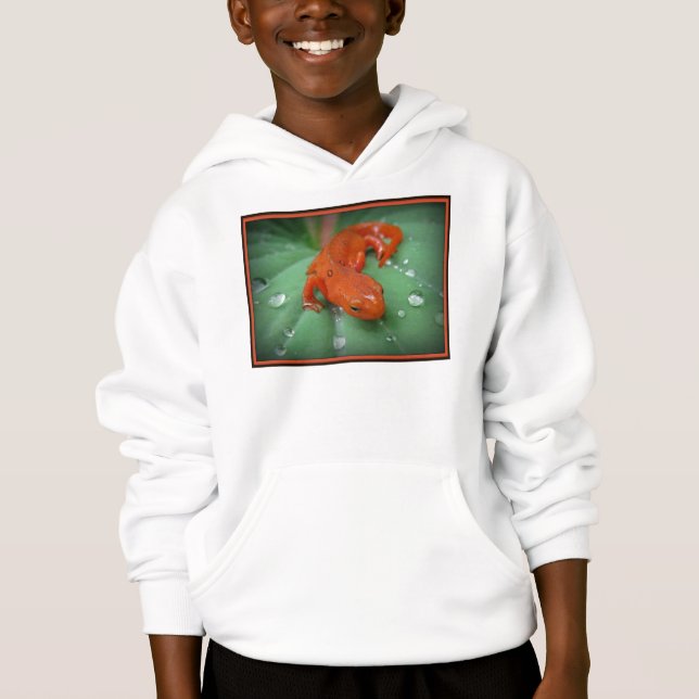 Red Eft/newt Hoodie (Front)