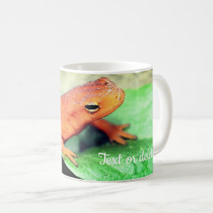 Red Eft Salamander Nature Personalized Coffee Mug