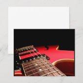 Red Electric Guitar (Front/Back)