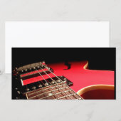 Red Electric Guitar (Front/Back)