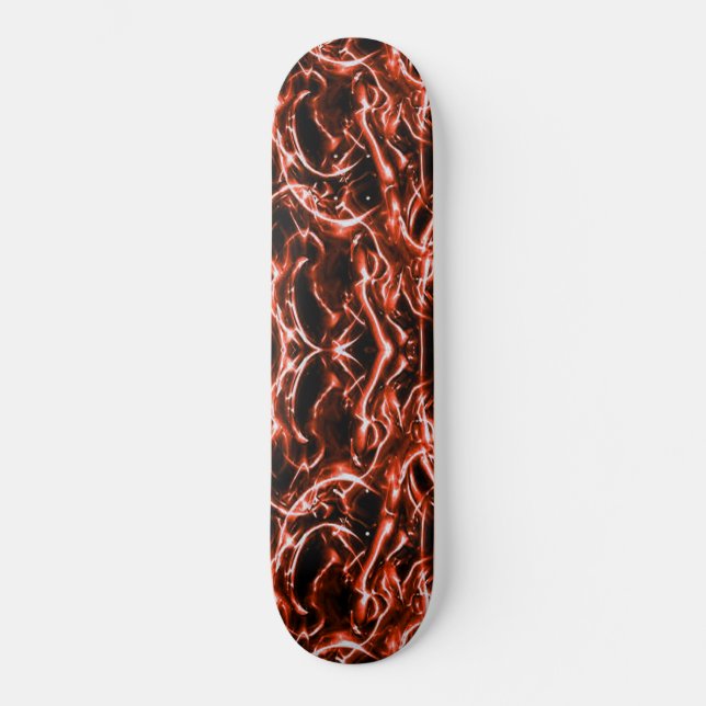 Red Electric Skateboard (Front)