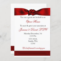 red elegant Corporate party Invitation