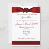 red elegant Corporate party Invitation (Front)