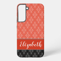 Red Elegant Japanese Tatewaku Pattern