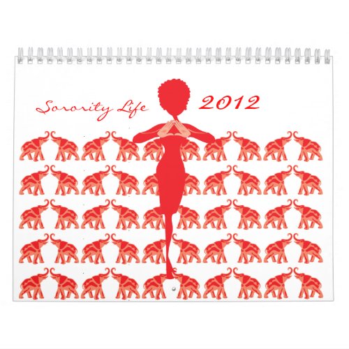 Red Elephant Calendar