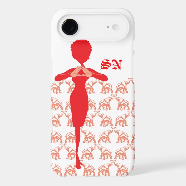 Red Elephant Case-Mate Tough iPhone 6 Case (Back)