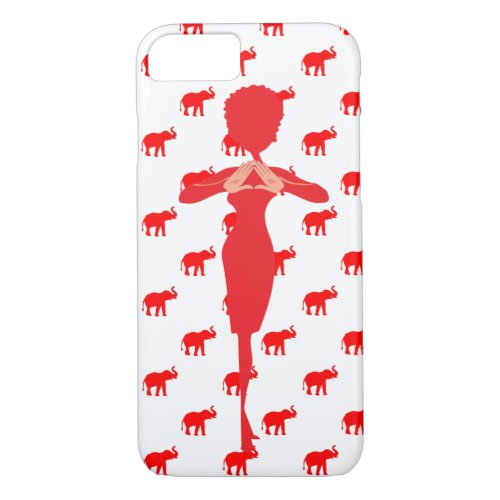 Red Elephant iPhone case